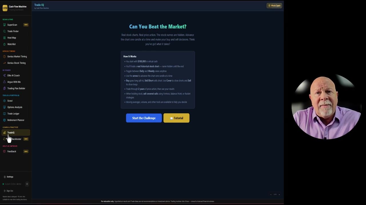 TradeIQ interface