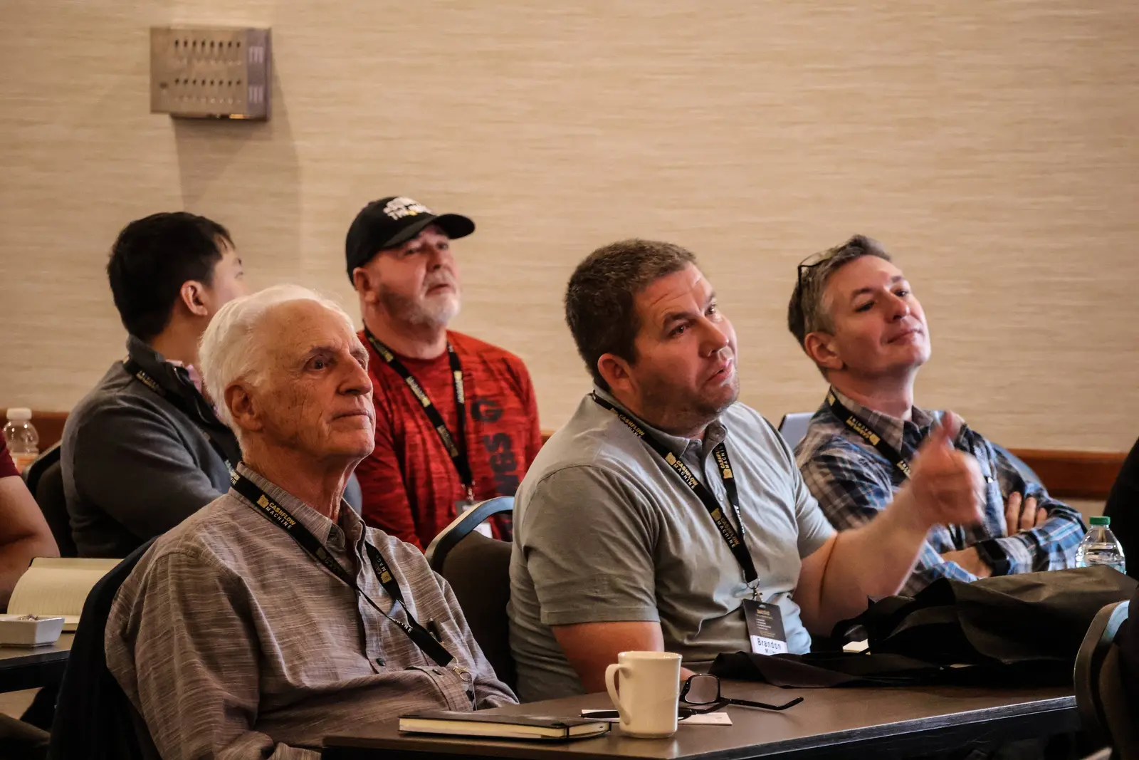 An attendee asking a question during the Phoenix Strategy Room