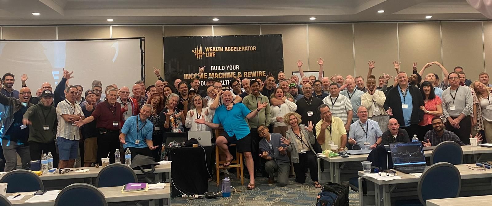 Cash Flow Machine Annual Summit attendees in Scottsdale Arizona