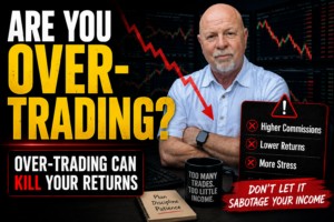 Are You Overtrading? Over-trading can kill returns of covered call income investors.