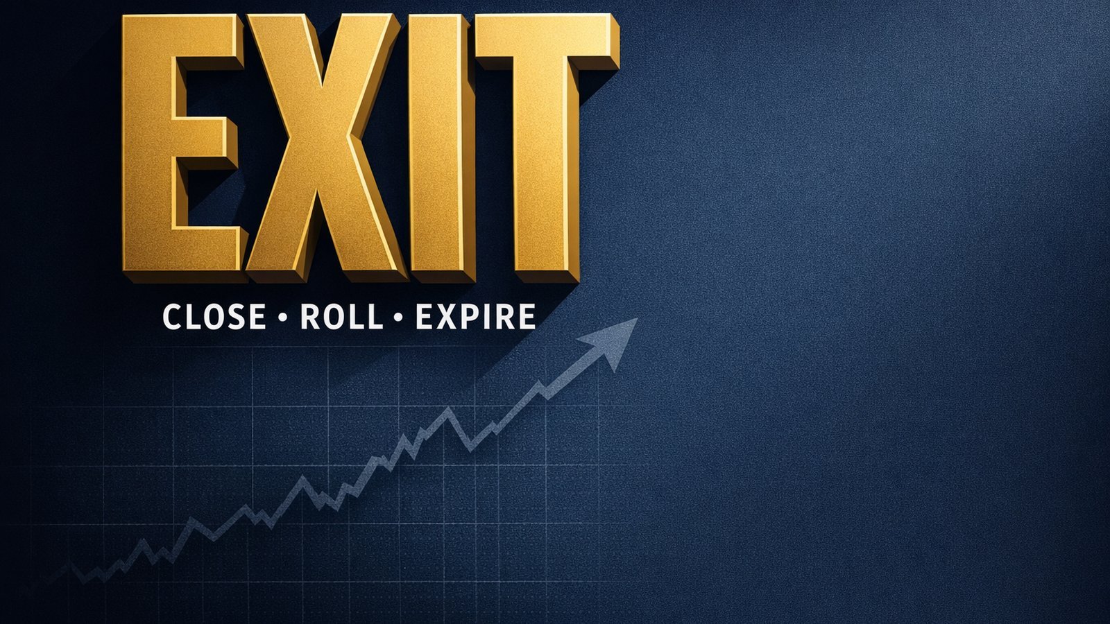 Covered call exit strategy: close, roll, or let it expire