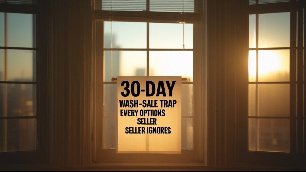 The 30-Day Wash-Sale Trap Every Options Seller Ignores - editorial photograph