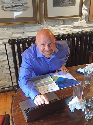 Mark Yegge reviewing a portfolio income strategy