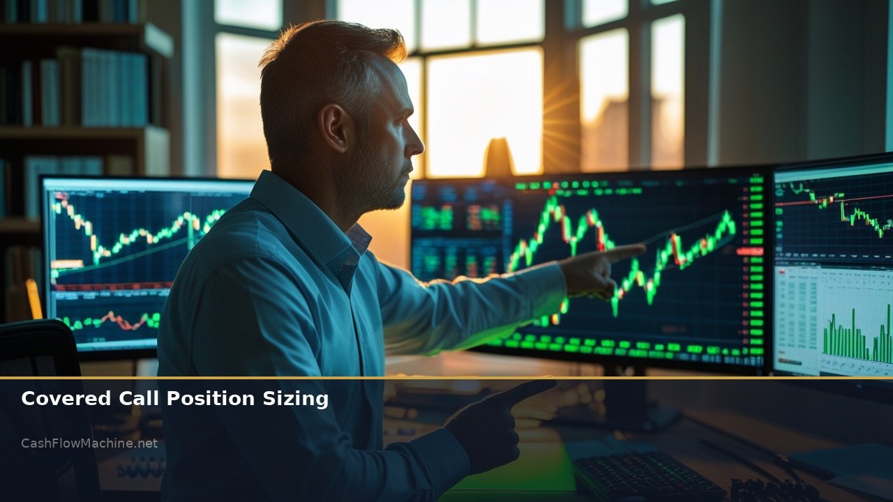 Covered Call Position Sizing Based On Portfolio Beta - editorial photograph