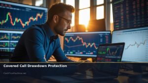 Covered Call Drawdown Protection With Collar Strategy - editorial photograph