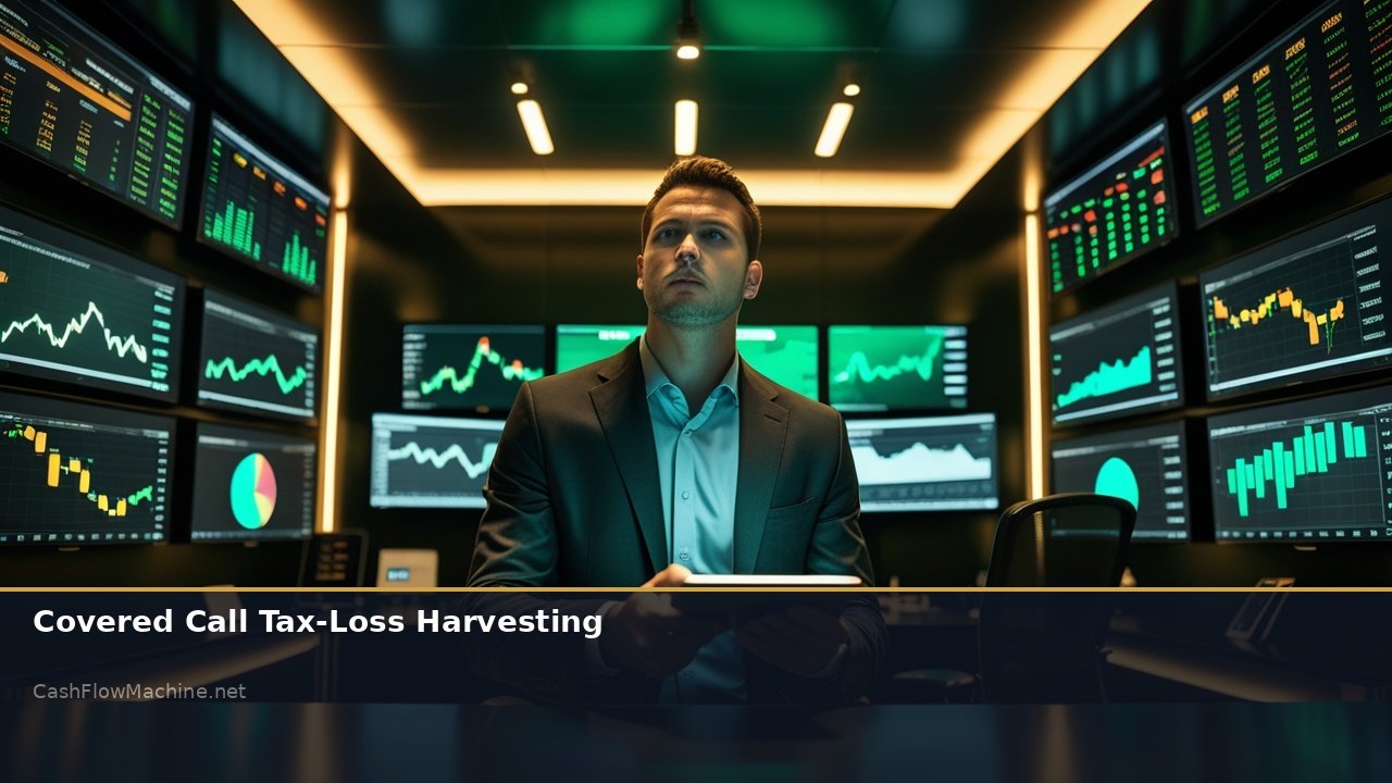 Covered Call Tax-Loss Harvesting With Options - editorial photograph